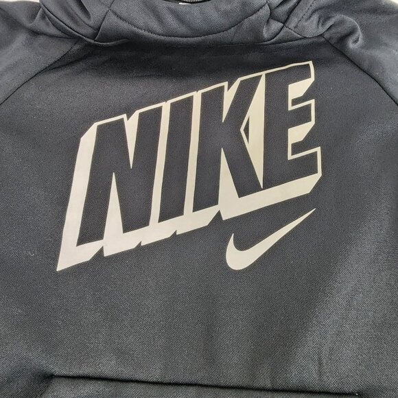 Nike Dri-Fit Hoodie Sweatshirt S Black Polyester - Picture 7 of 15